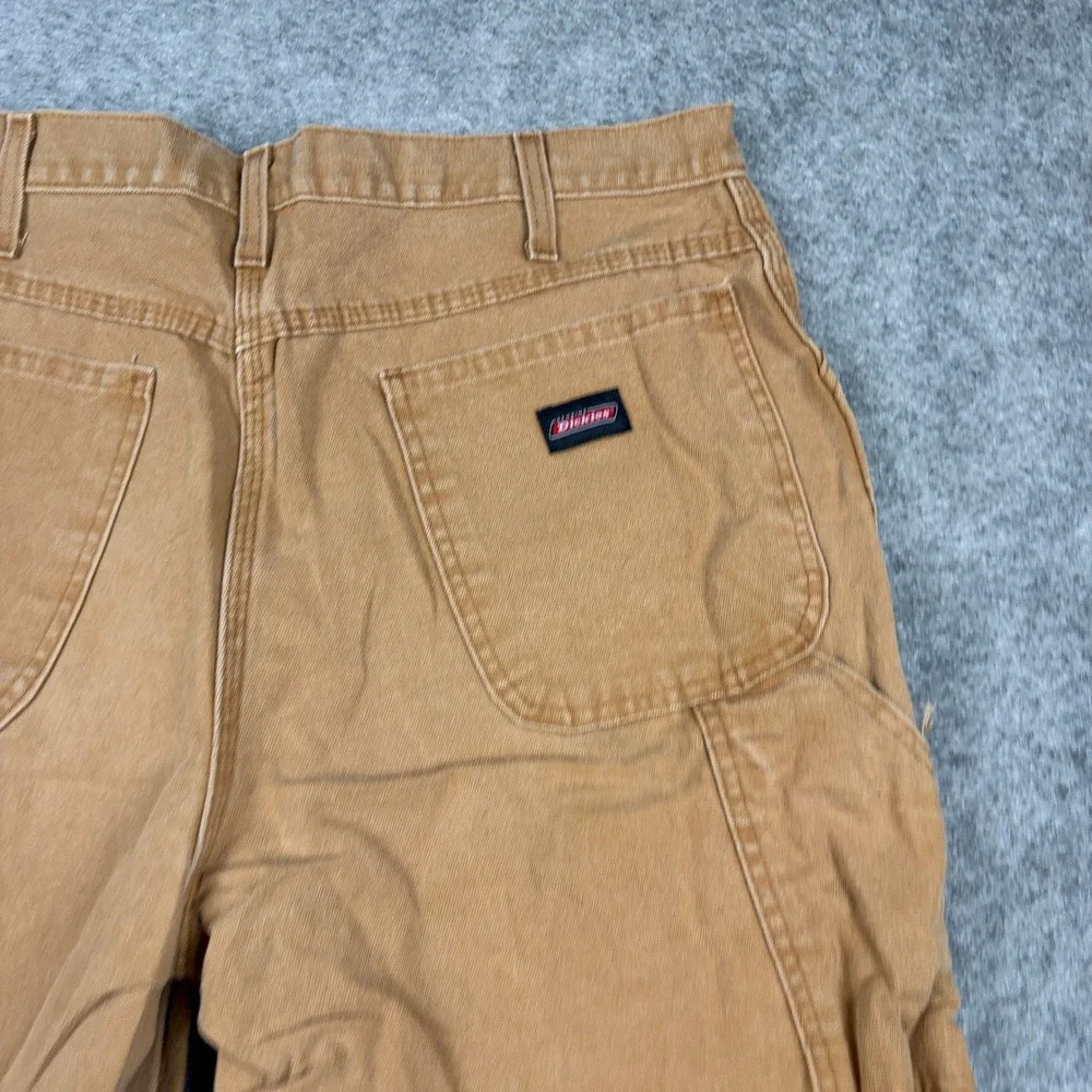 Dickies Carpenter Shorts Mens 34 Brown Duck Canvas Utility Workwear Outdoors